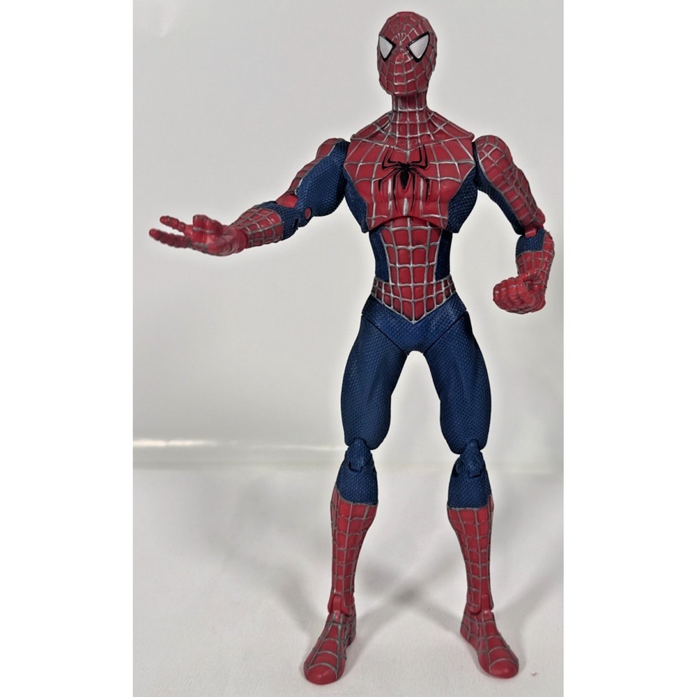 Marvel Spider-Man 3 Action Figure Kids 10 Inch Red Blue 2007 Movie Articulated